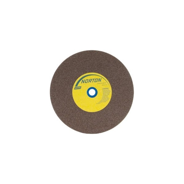 Saint-Gobain Abrasives Norton 07660788290 Gemini Bench and Pedestal Wheel 10" x 1" x 1-1/4" 60 Grit Aluminum Oxide 7660788290 - main
